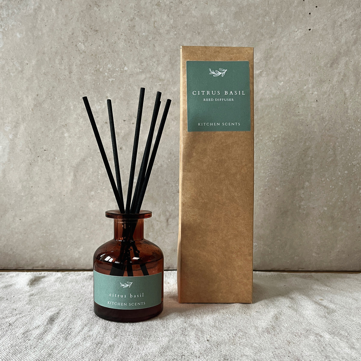 Citrus Basil Reed Diffuser – Kitchen Scents