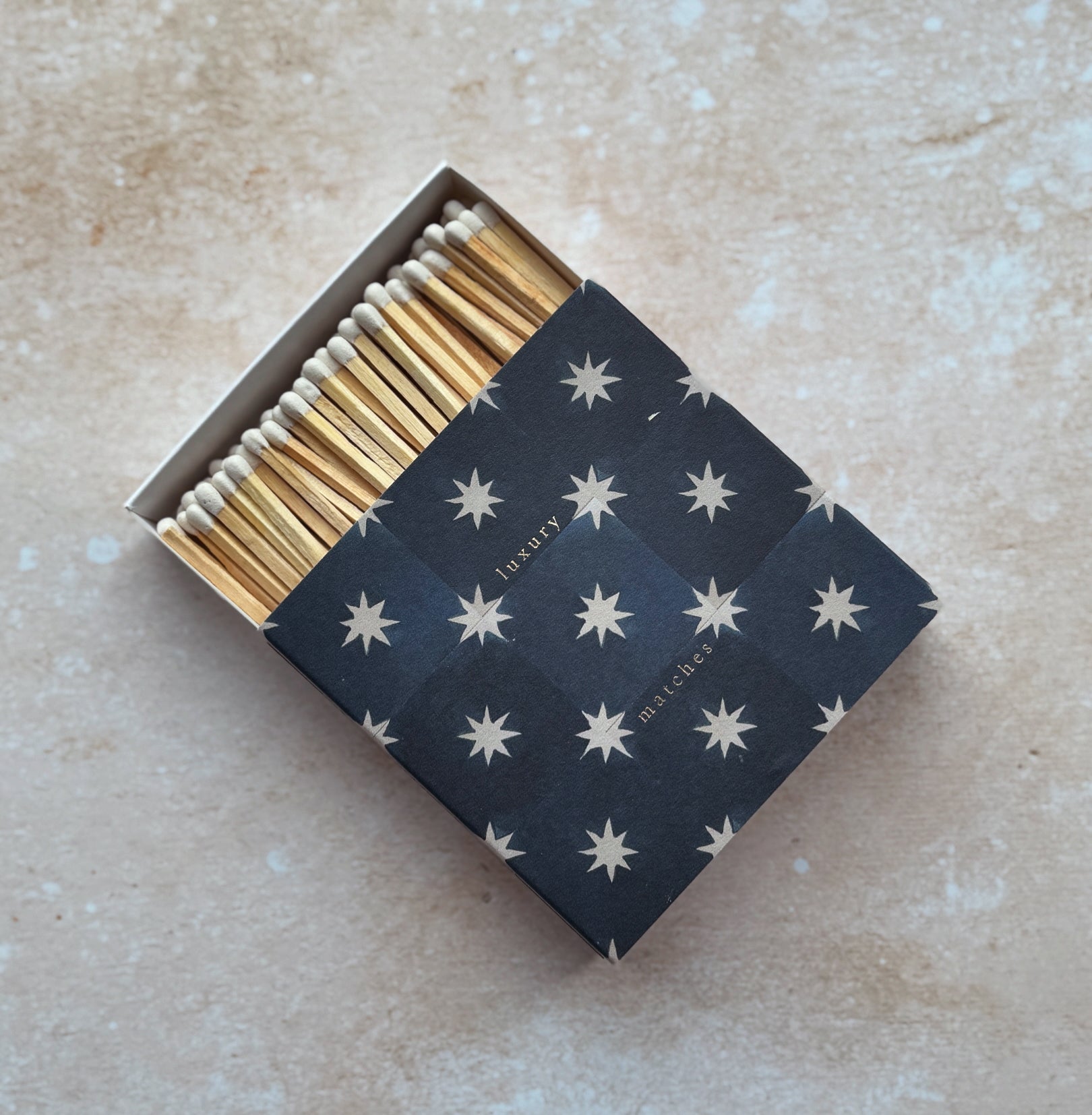 Navy Star Tile Match Box