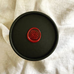 citrus basil scented soy wax wood wick candle 