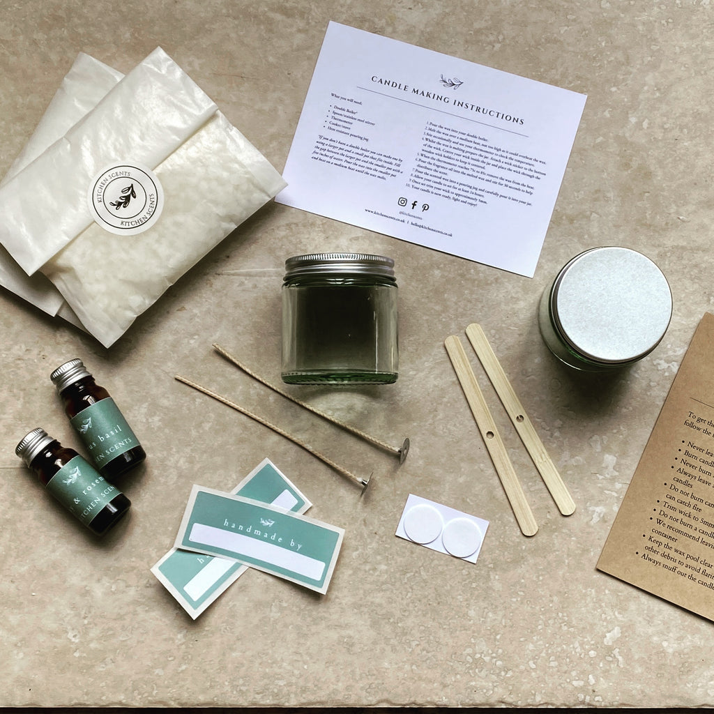  diy soy wax candle making kit for beginners