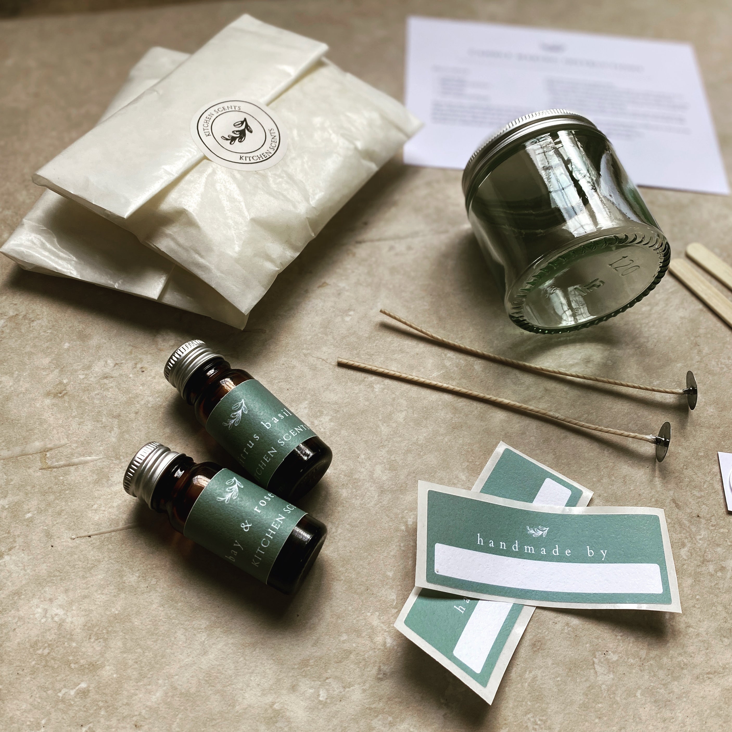  diy soy wax candle making kit for beginners