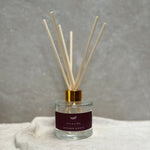 fireside glass bottle reed diffuser 100ml