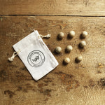 cotton bag of cedar balls for wardrobe 