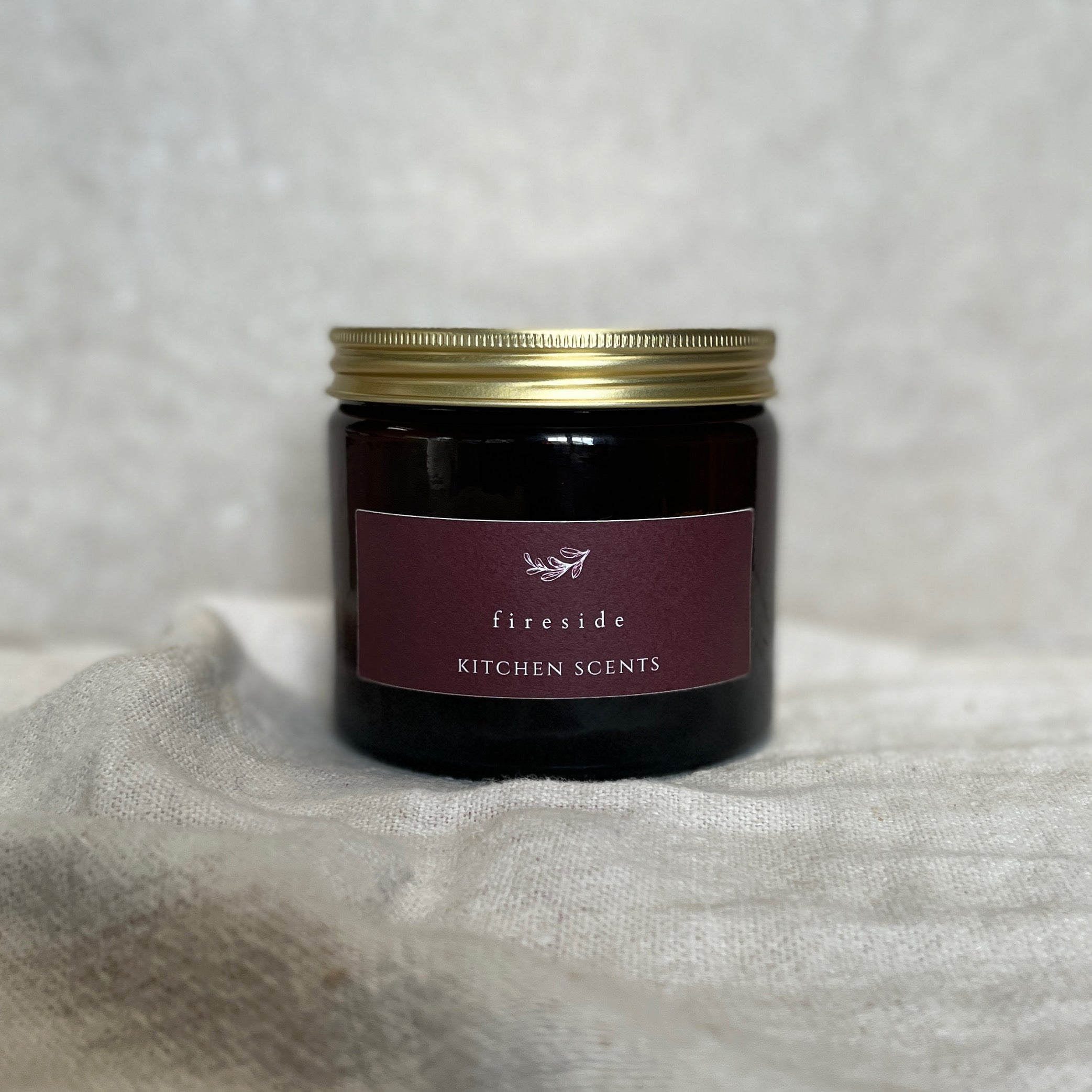 fireside scented soy wax candle 