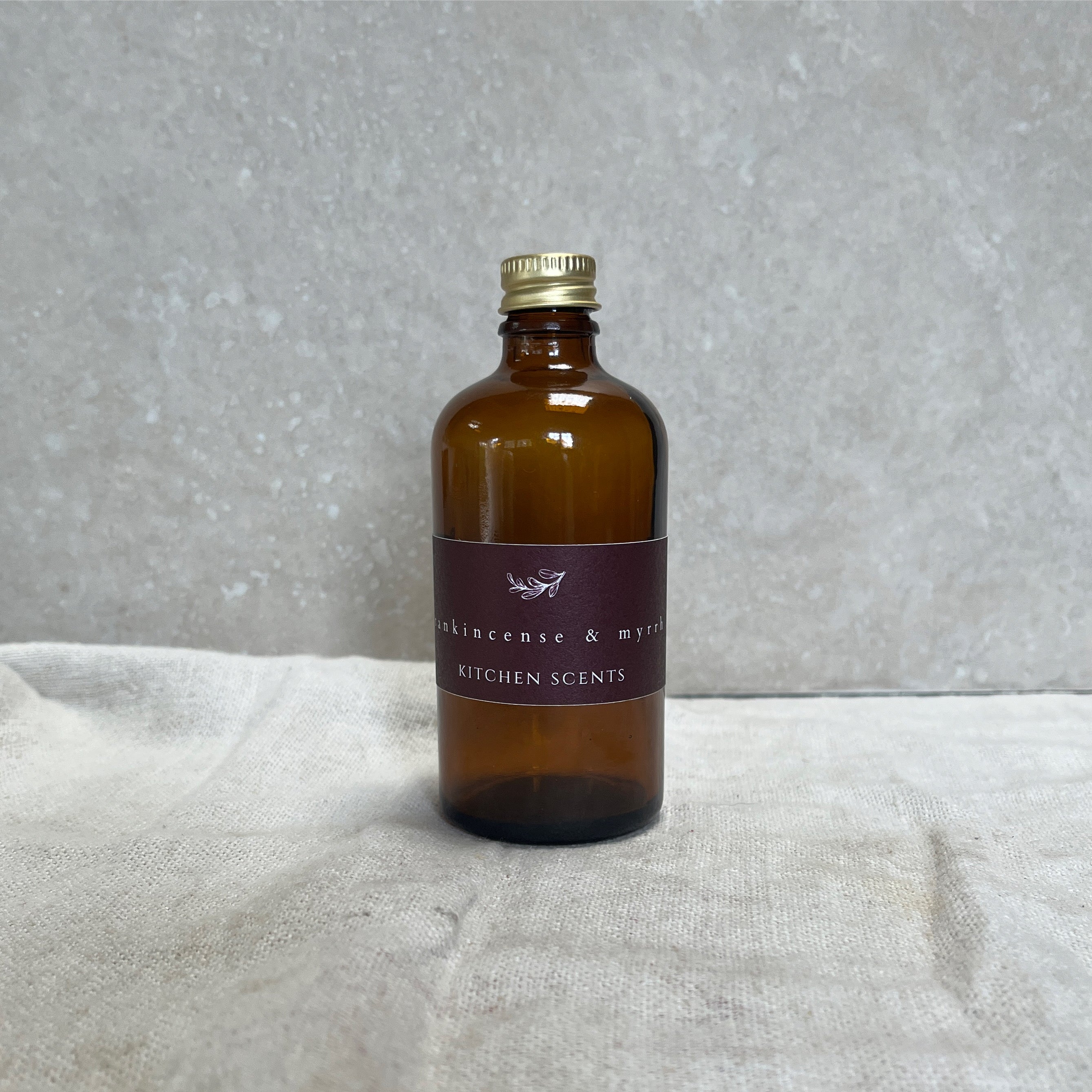 frankincense and myrrh glass bottle reed diffuser refill 100ml